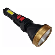 Linterna Recargable Mod. 823 Gran Alcance Doble Led