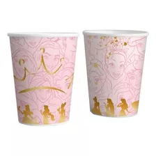 Vasos Descartables Cumpleaños - Temáticas Infantiles Temática Princesas