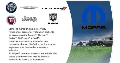 Kit Par Guias Facia Dodge Avenger 2011 2012 2013 2014 Mopar Foto 6