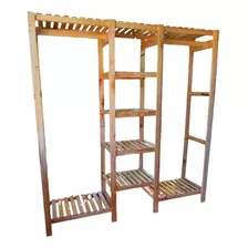 Closet En Madera Para 2 Personas (rack)