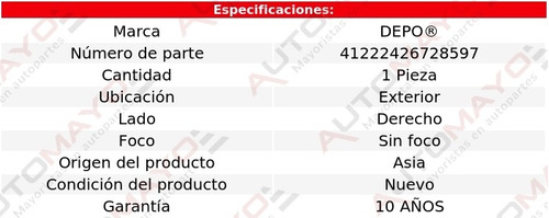 1_calavera Ext Derecha Depo Clk320 Mercedes-benz 1998-2002 Foto 4