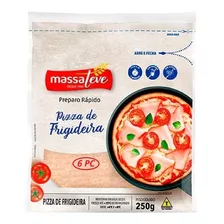 Kit 6 Pacote Massa Para Pizza De Frigideira Massa Leve 250g