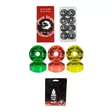 Roda Skate Black Sheep Pro + Rolamento Bs Red + Brinde