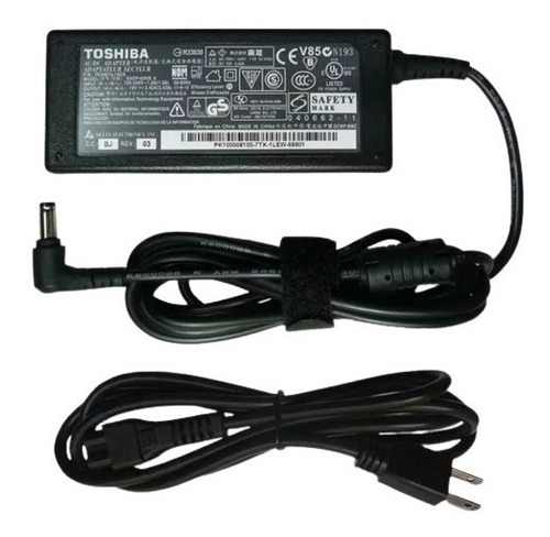 Cargador De Laptop Toshiba 19v 3.42amp Con Cable De Poder