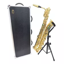 Sax Barítono Harmonics Mib Hbs-110l - Novo - Aceito Trocas