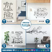 Vinilos Decorativos - Frases Deco Hogar - De Pared