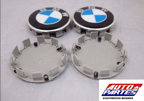 Centros De Rin 4 Piezas Bmw 68 Mm 325 120 125 520 540 Foto 3