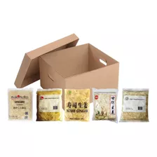 Gengibre Fatiado Em Conserva 1kg Japonês Importado - Tetsu 