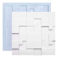 Forma Molde De Gesso 3d Cimento Abs Placa Mosaico Liso 40x40