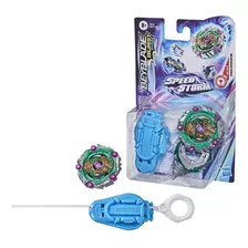 Beyblade Set Trompo Burst Surge Speed Storm Batalla Hasbro Color Curse Devolos D6 Gris Y Celeste