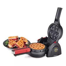 Presto 03512 Stuffler Waffle Maker, Belga, Grande, Negro