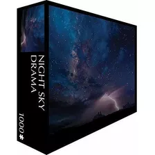 Night Sky Drama - Puzzle De 1000 Piezas De Pigment & Hue, In