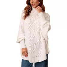 Poncho Feminino Xale Tricot Blusa Casaco De Tricô Abrigo