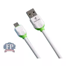 Cabo Carregador Mini Usb V8 Android Turbo Reforçado 2.4a Cor Branco