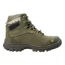 Bota Masculina Em Couro Impermeável 100% Original Timberland