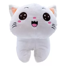 Gato De Pelúcia Olhos Abertos - 27 Cm (3 Cores)