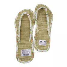 Chinelo De Palha Estampada Arte Vale - Cj-21 