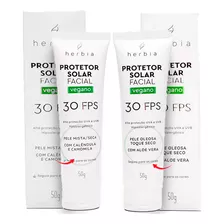 Protetor Solar Facial Natural Pele Mista/seca/oleosa 50g