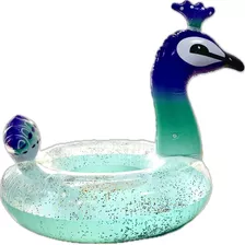 Boia Para Piscina C/glitter Inflável Grande Adulto/infantil