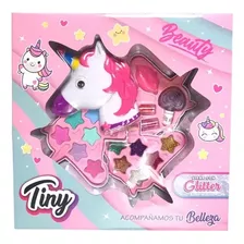 Set De Maquillaje Unicornio Tiny C/glitter Sebigus