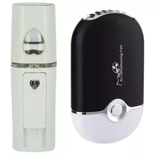 Kit Nano Mister + Mini Ventilador Usb Alongamento De Cílios