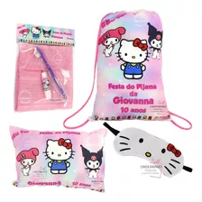 Kit Personalizado Mascara Dormir Almofada Mochila Kit Higien