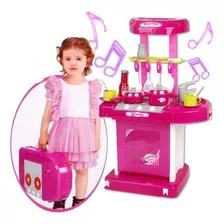 Cocina Infantil Luces Y Sonido Estilo Maleta