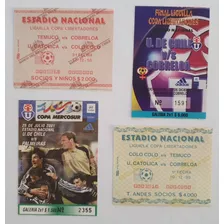4 Ingresso Futebol Copa Libertadores Mercosul Palmeiras 2001