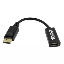 Adaptador Pasivo Displayport A Hdmi 3840x2160@30hz 4k, Negro