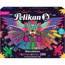 Set Marcadores/plumones Permanentes 240 C/36 Colores pelikan