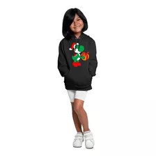 Sudadera Infantil De Yoshi Esfera Navideña Especial Nvd