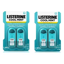 Kit 4 X Spray Listerine Pocketmist Contra Mau Hálito Menta 