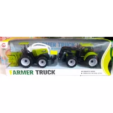 Set Tractor Juguete Niño Didactico Navidad Envio Gratis