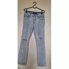 Calça Jeans Masculina Zara Destroid