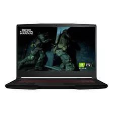 Laptop Gamer Msi Thin Gf63 12vf-439us-v2 Negra 15.6 , Intel Core I7 12650h 16gb De Ram 1.4 Tb Ssd, Nvidia Geforce Rtx 4060 144 Hz 1920x1080px Windows 11 Home