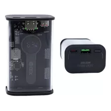 Cargador Portatil Power Bank Celular 2 Puertos Usb Y Tipo C