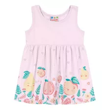 Vestido Em Malha Infantil Menina - Brandili