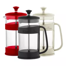 Cafetera Con Embolo Para Té O Café 400 Ml Plástico Qlux Color Agua