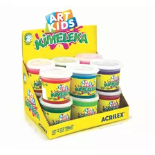 Caixa Com 12 Slime Kimeleka 180g Art Kids Acrilex