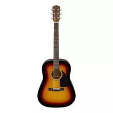 Guitarra Acústica Fender Classic Design Cd-60 Dread V3 Ds Para Diestros Sunburst Poliuretano Brillante