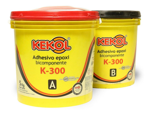 Adhesivo Epoxi Bicomponentel Kekol K300 Piso Madera 10kg