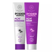 Kit Açaí - Shampoo E Condicionador Poder Tropical Malina