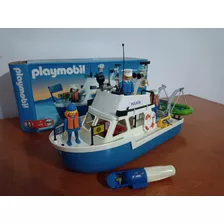 Barco De Policia Playmobil