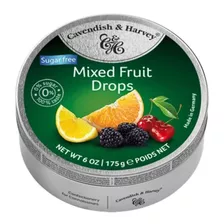 Bala Frutas Zero Açúcar Cavendish & Harvey Lata 175g