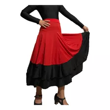Pollera Falda Baile Flamenco Adulto La Mejor Calidad
