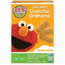 Earths Best Organic Crunchin Grahams Toddler Snacks Honey St
