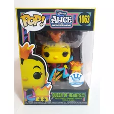 Alice In Wonderland Queen Of Hearts 1063 Black Light Funko