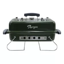 Parrilla Sherpa Verde Carbon Portatil Bbq Grill