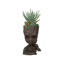 Groot Vaso Cachepôs Porta Objetos Resina Decoração 16cm