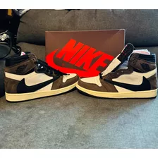 Jordan 1 High Travis Scott Mocha 6mx Originales Con Legit